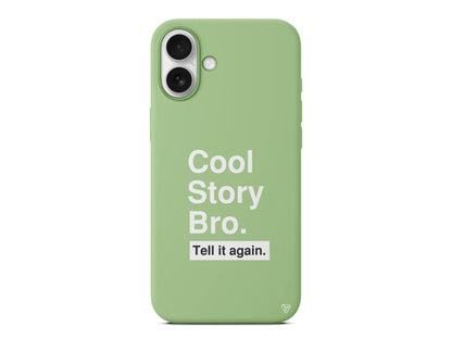 Cool Story Bro Lansman Model İçi Kadife Silikon Telefon Kılıfı – Plus Serisine Özel