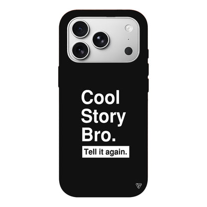 Cool Story Bro Lansman Model İçi Kadife Silikon Telefon Kılıfı