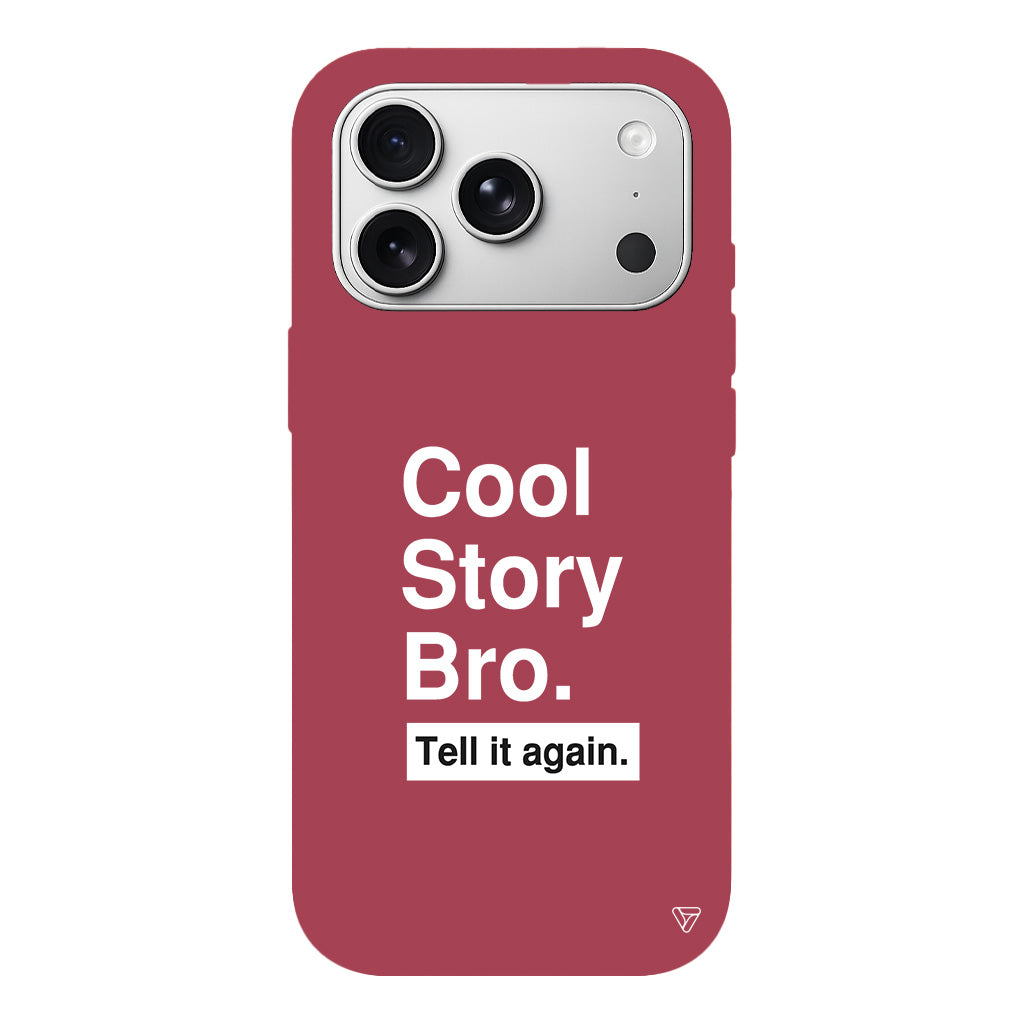 Cool Story Bro Lansman Model İçi Kadife Silikon Telefon Kılıfı