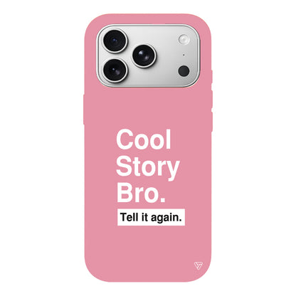 Cool Story Bro Lansman Model İçi Kadife Silikon Telefon Kılıfı