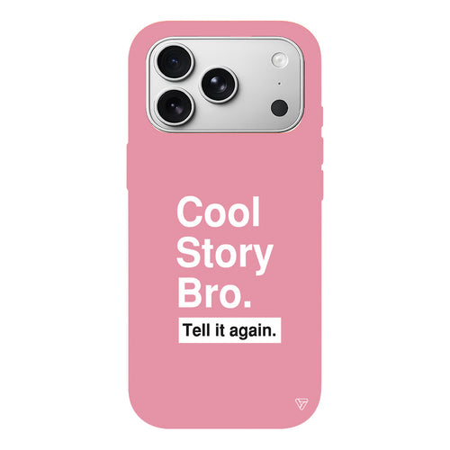 Cool Story Bro Lansman Model İçi Kadife Silikon Telefon Kılıfı