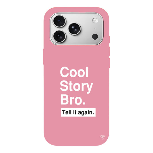 Cool Story Bro Lansman Model İçi Kadife Silikon Telefon Kılıfı