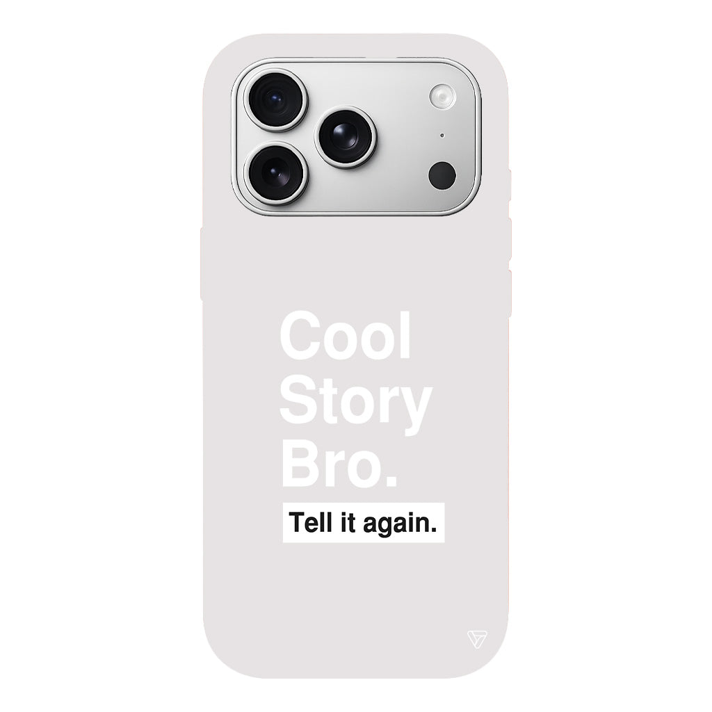 Cool Story Bro Lansman Model İçi Kadife Silikon Telefon Kılıfı