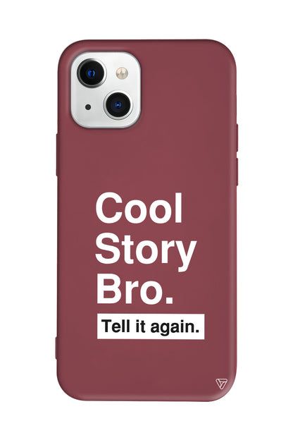 Cool Story Bro Lansman Model İçi Kadife Silikon Telefon Kılıfı – Plus Serisine Özel
