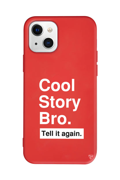 Cool Story Bro Lansman Model İçi Kadife Silikon Telefon Kılıfı – Plus Serisine Özel