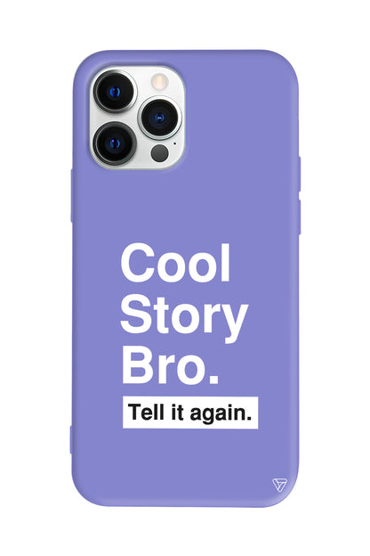 Cool Story Bro Lansman Model İçi Kadife Silikon Telefon Kılıfı
