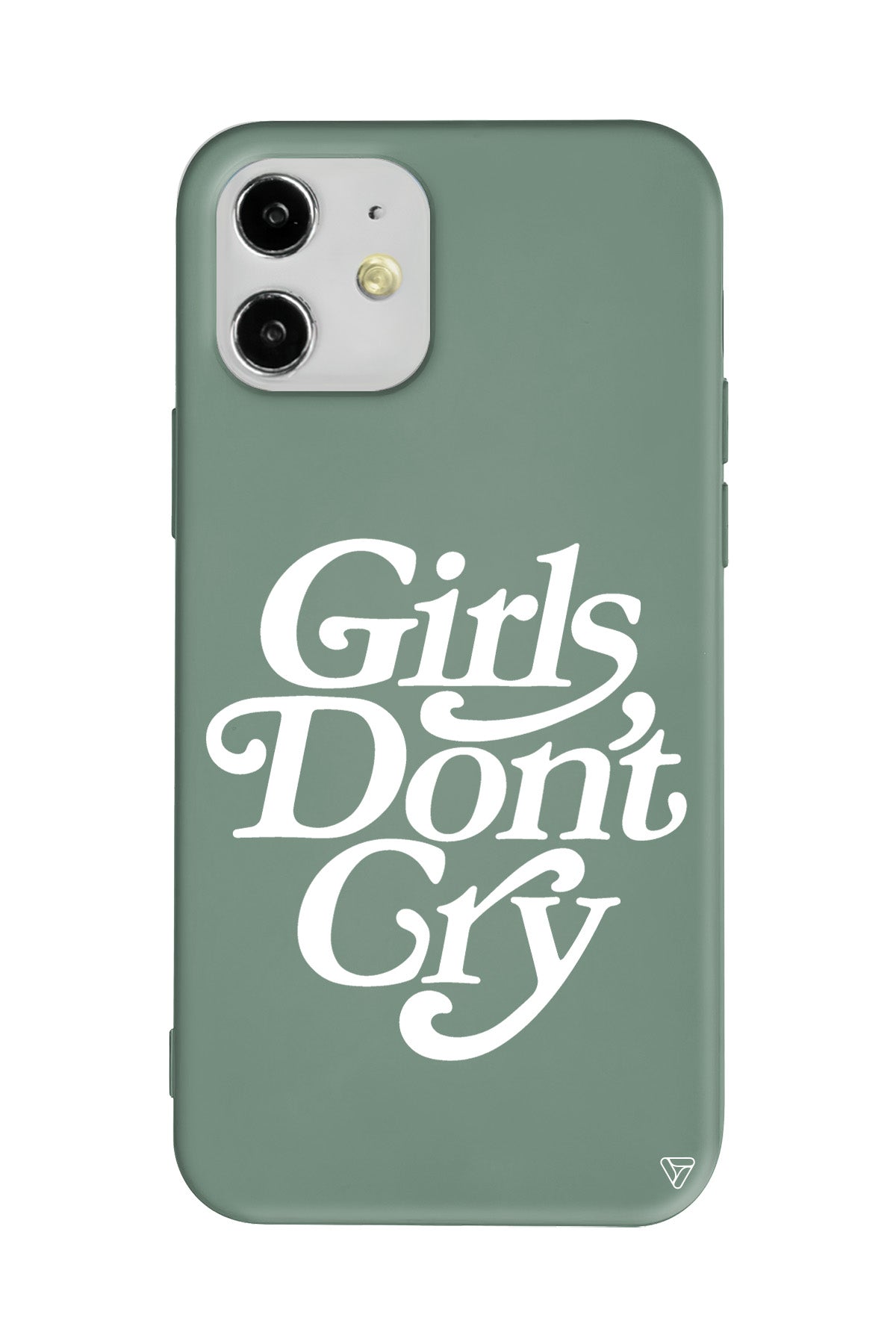 Girls Don't Gry Lansman Model İçi Kadife Silikon Telefon Kılıfı