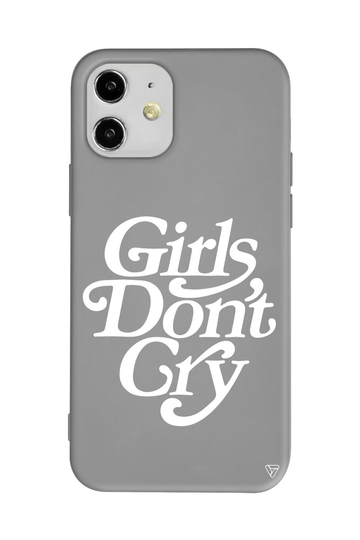 Girls Don't Gry Lansman Model İçi Kadife Silikon Telefon Kılıfı