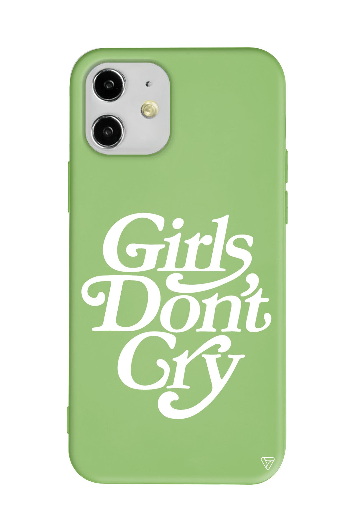 Girls Don't Gry Lansman Model İçi Kadife Silikon Telefon Kılıfı