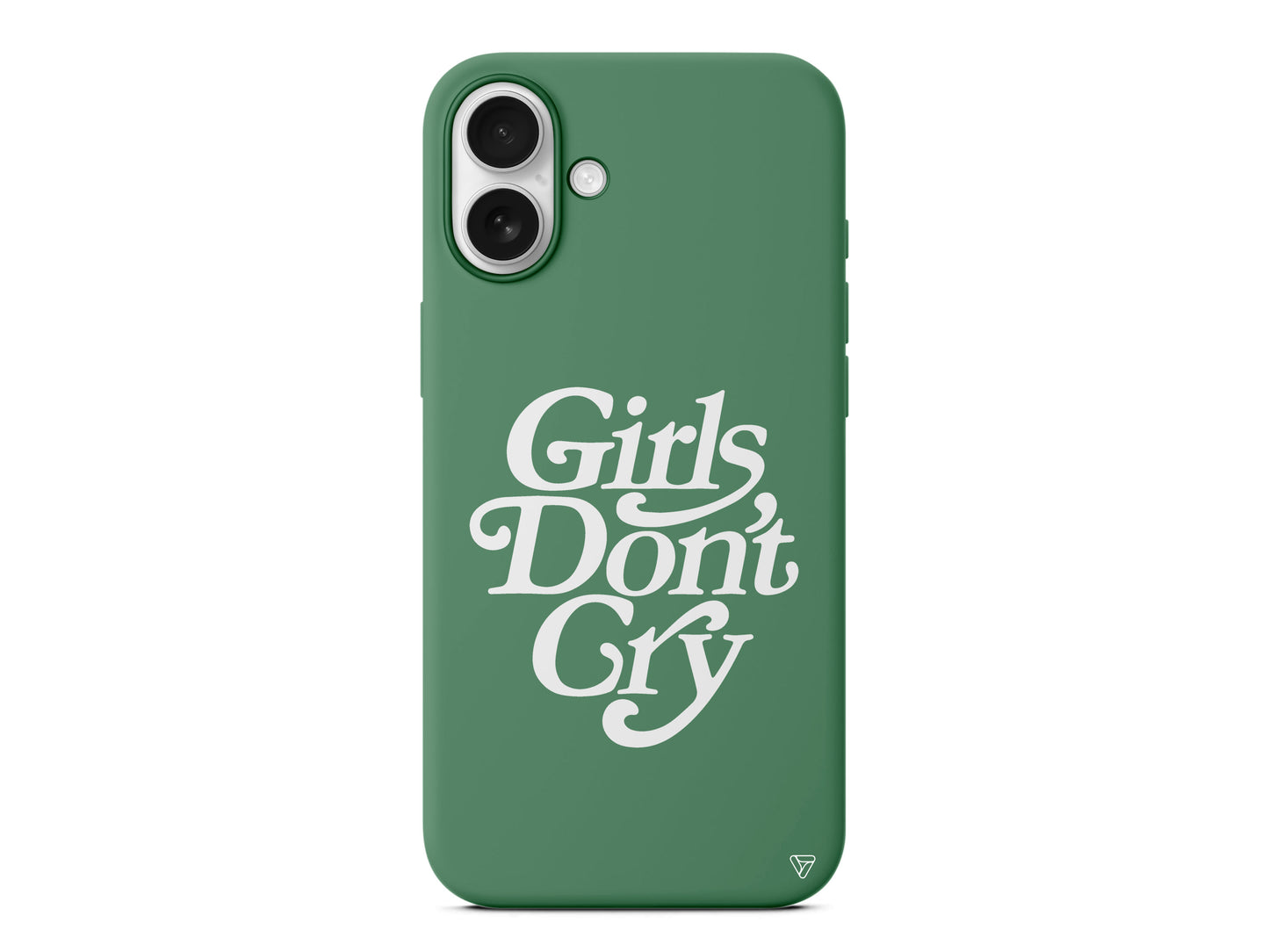 Girls Don't Gry Lansman Model İçi Kadife Silikon Telefon Kılıfı