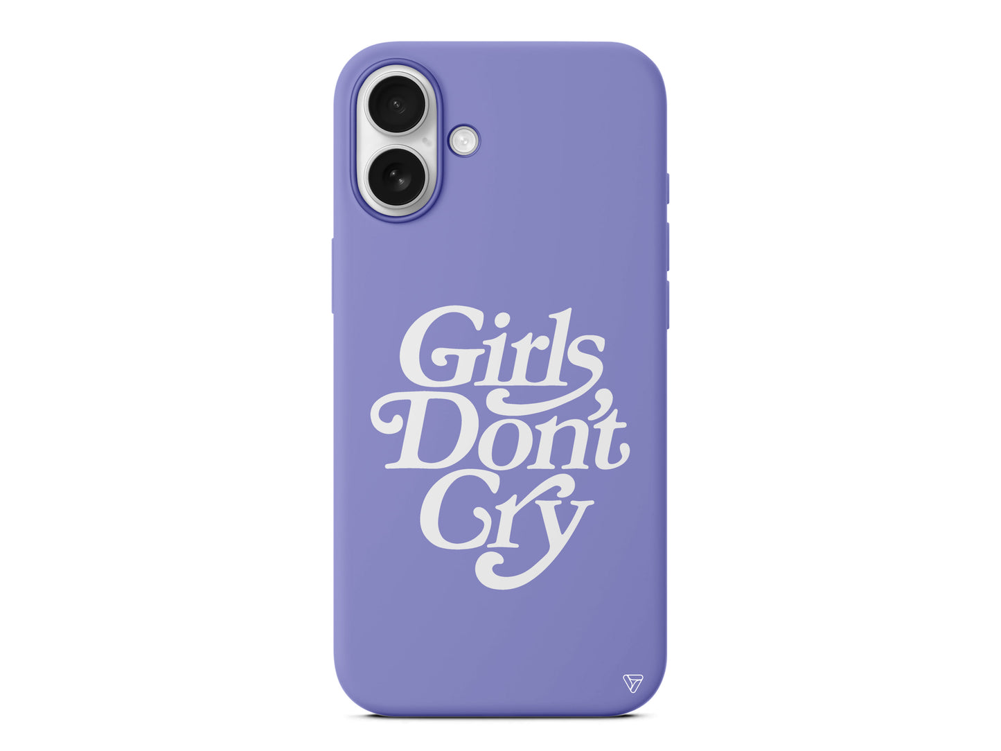Girls Don't Gry Lansman Model İçi Kadife Silikon Telefon Kılıfı