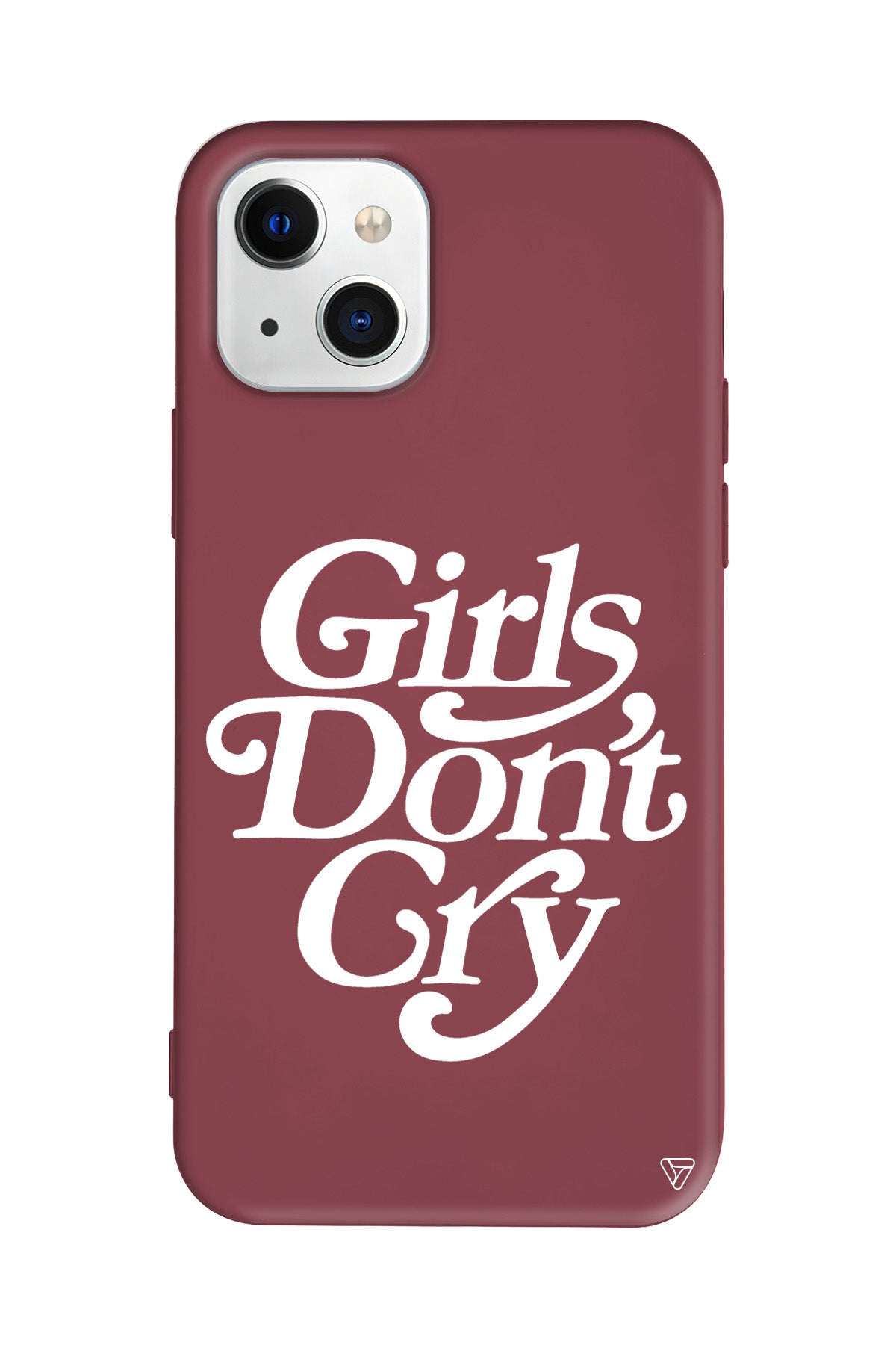 Girls Don't Gry Lansman Model İçi Kadife Silikon Telefon Kılıfı – Plus Serisine Özel