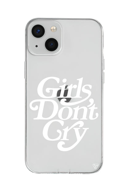 Girls Don't Gry Lansman Model İçi Kadife Silikon Telefon Kılıfı