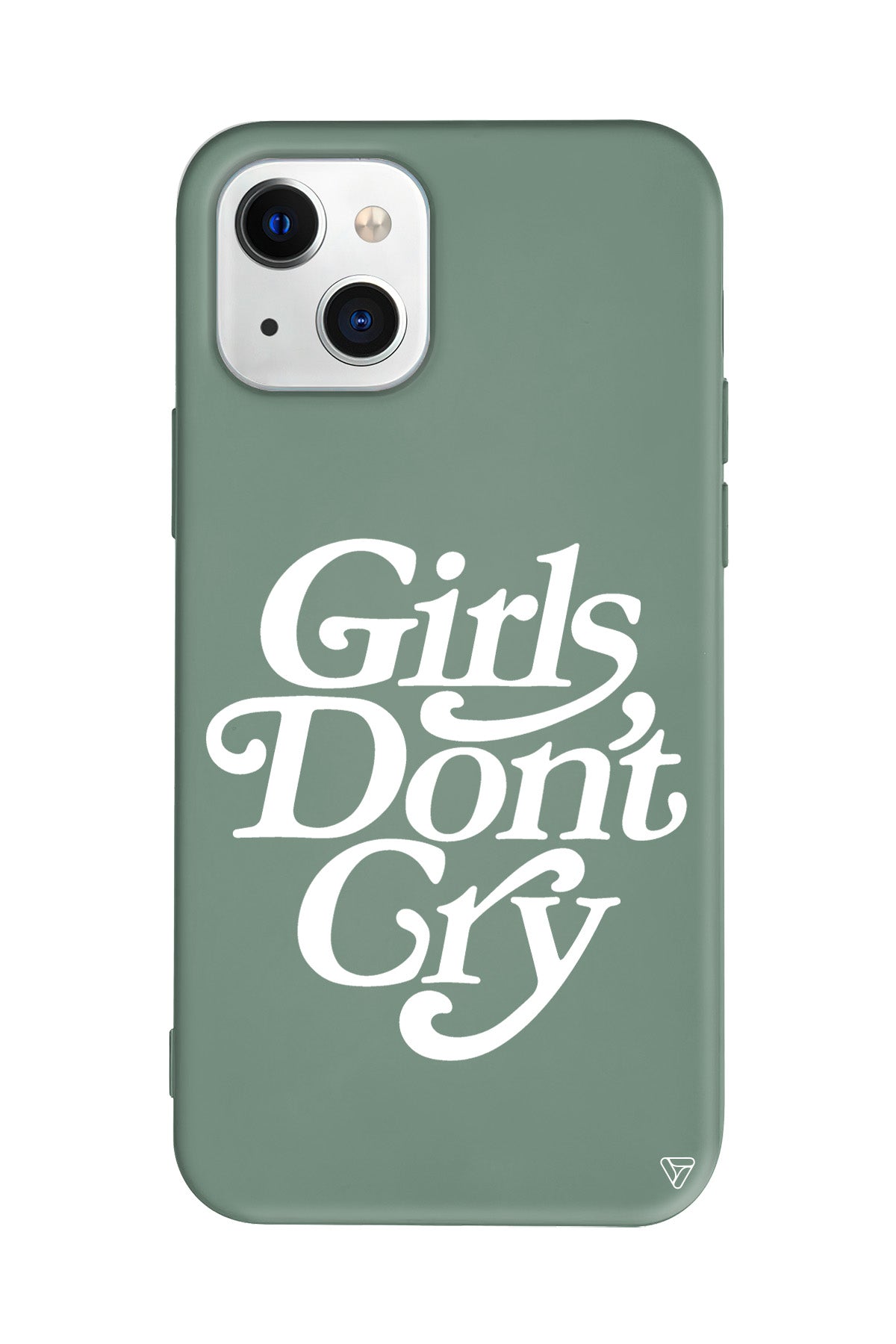 Girls Don't Gry Lansman Model İçi Kadife Silikon Telefon Kılıfı – Plus Serisine Özel