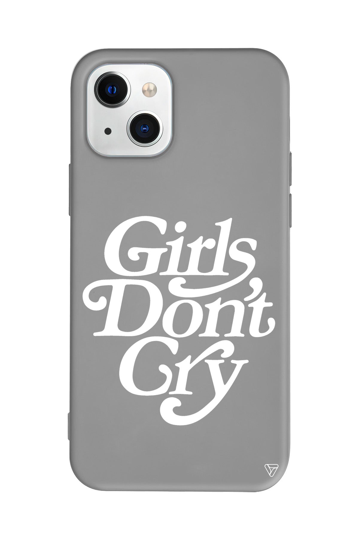 Girls Don't Gry Lansman Model İçi Kadife Silikon Telefon Kılıfı – Plus Serisine Özel