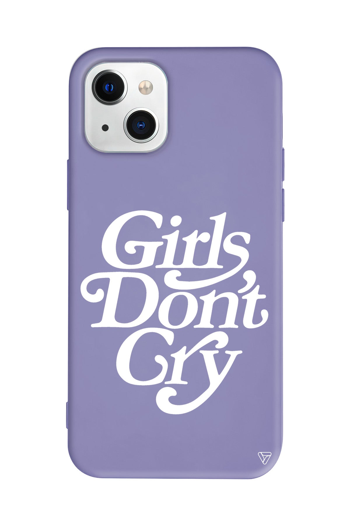 Girls Don't Gry Lansman Model İçi Kadife Silikon Telefon Kılıfı