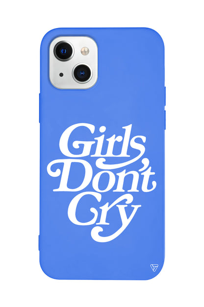 Girls Don't Gry Lansman Model İçi Kadife Silikon Telefon Kılıfı – Plus Serisine Özel