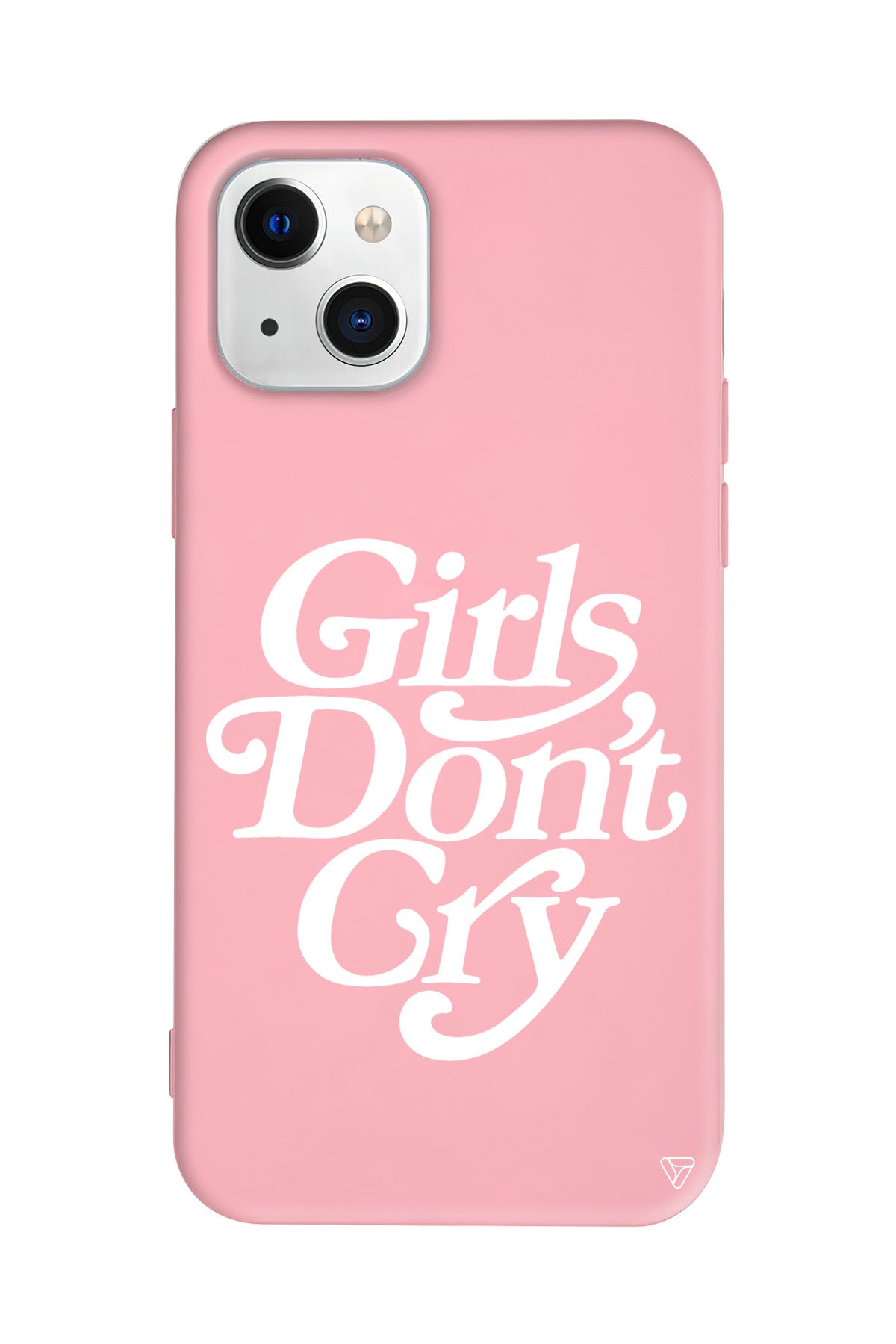 Girls Don't Gry Lansman Model İçi Kadife Silikon Telefon Kılıfı – Plus Serisine Özel