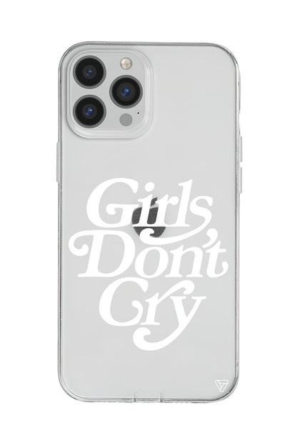 Girls Don't Gry Lansman Model İçi Kadife Silikon Telefon Kılıfı