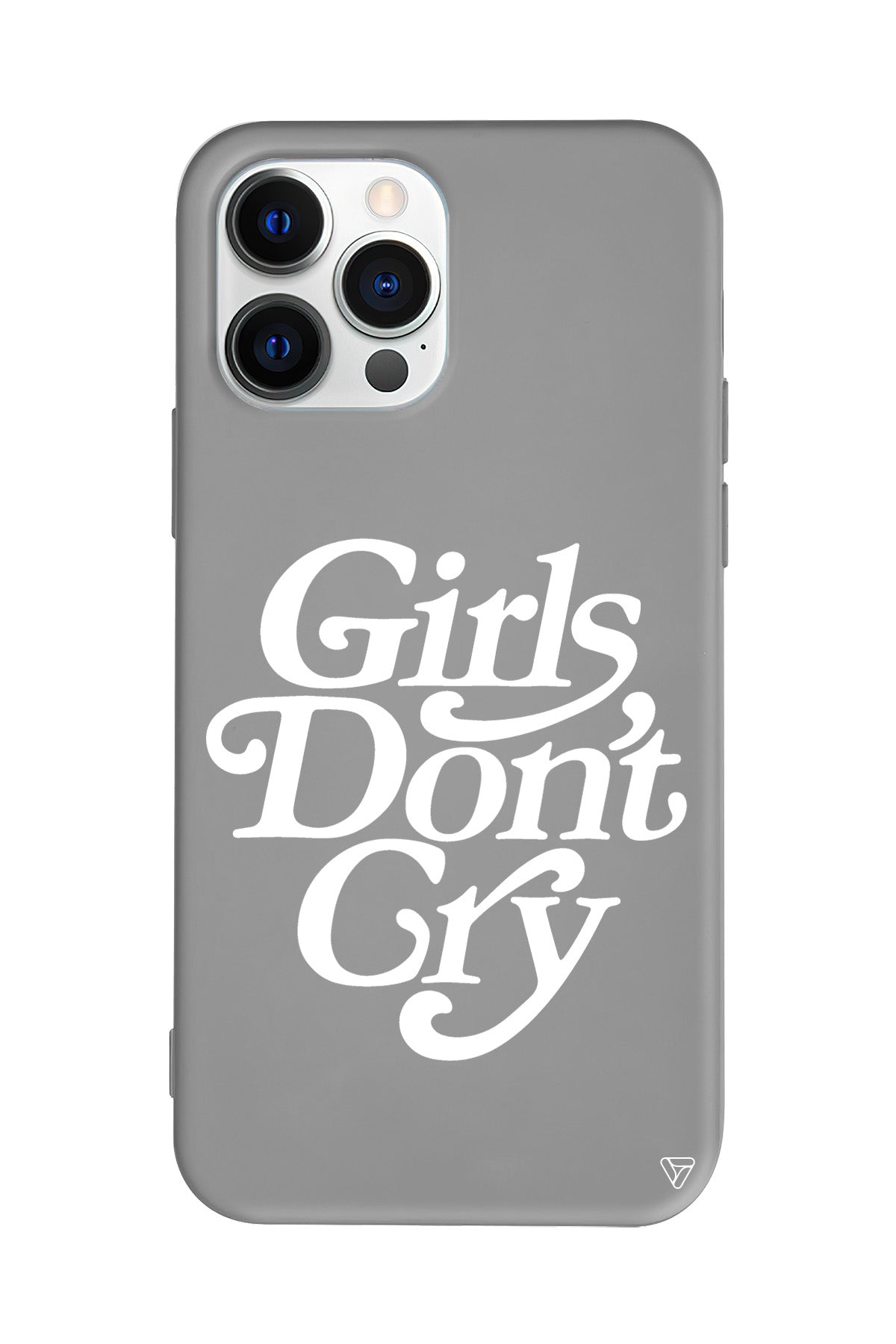 Girls Don't Gry Lansman Model İçi Kadife Silikon Telefon Kılıfı