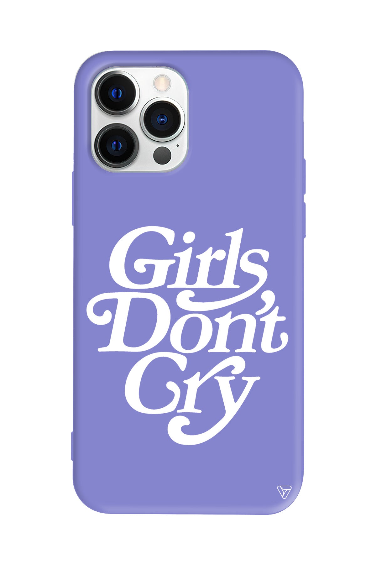 Girls Don't Gry Lansman Model İçi Kadife Silikon Telefon Kılıfı