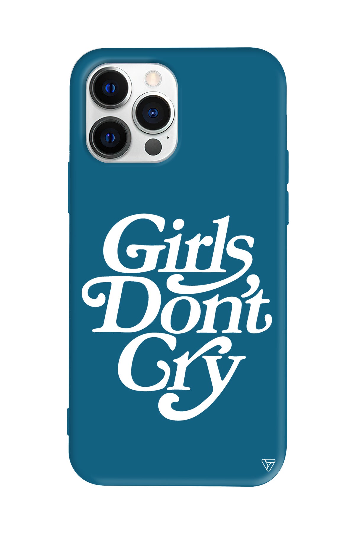 Girls Don't Gry Lansman Model İçi Kadife Silikon Telefon Kılıfı