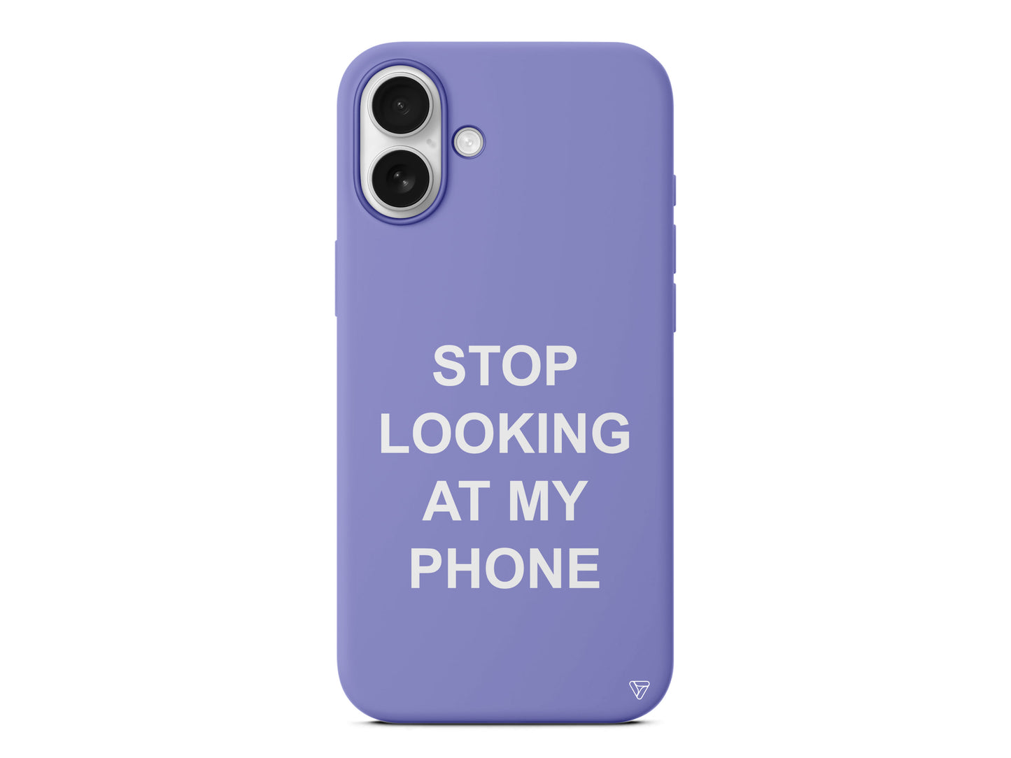 Stop Looking Lansman Model İçi Kadife Silikon Telefon Kılıfı – Plus Serisine Özel