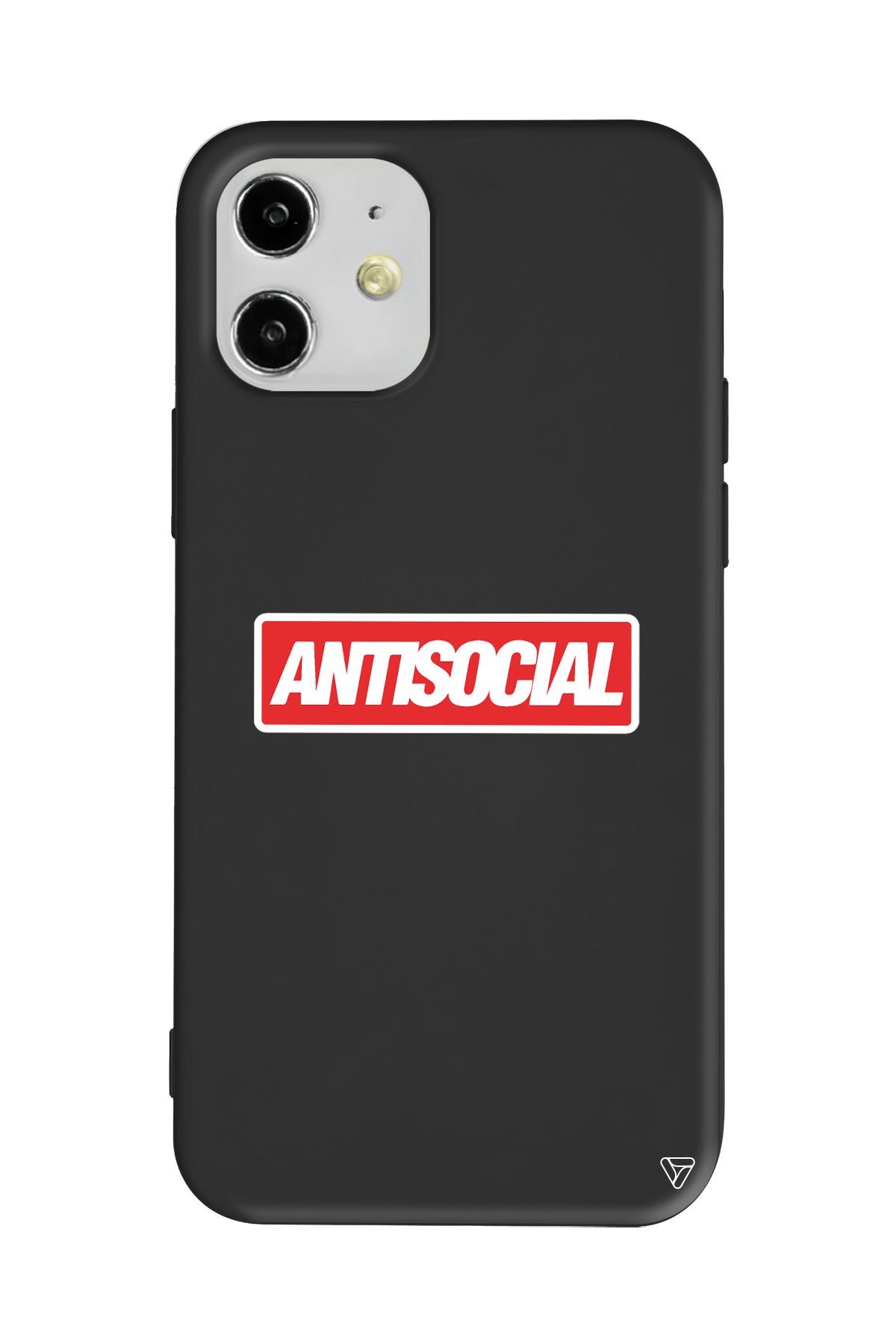 Anti Sosyal Lansman Model İçi Kadife Silikon Telefon Kılıfı