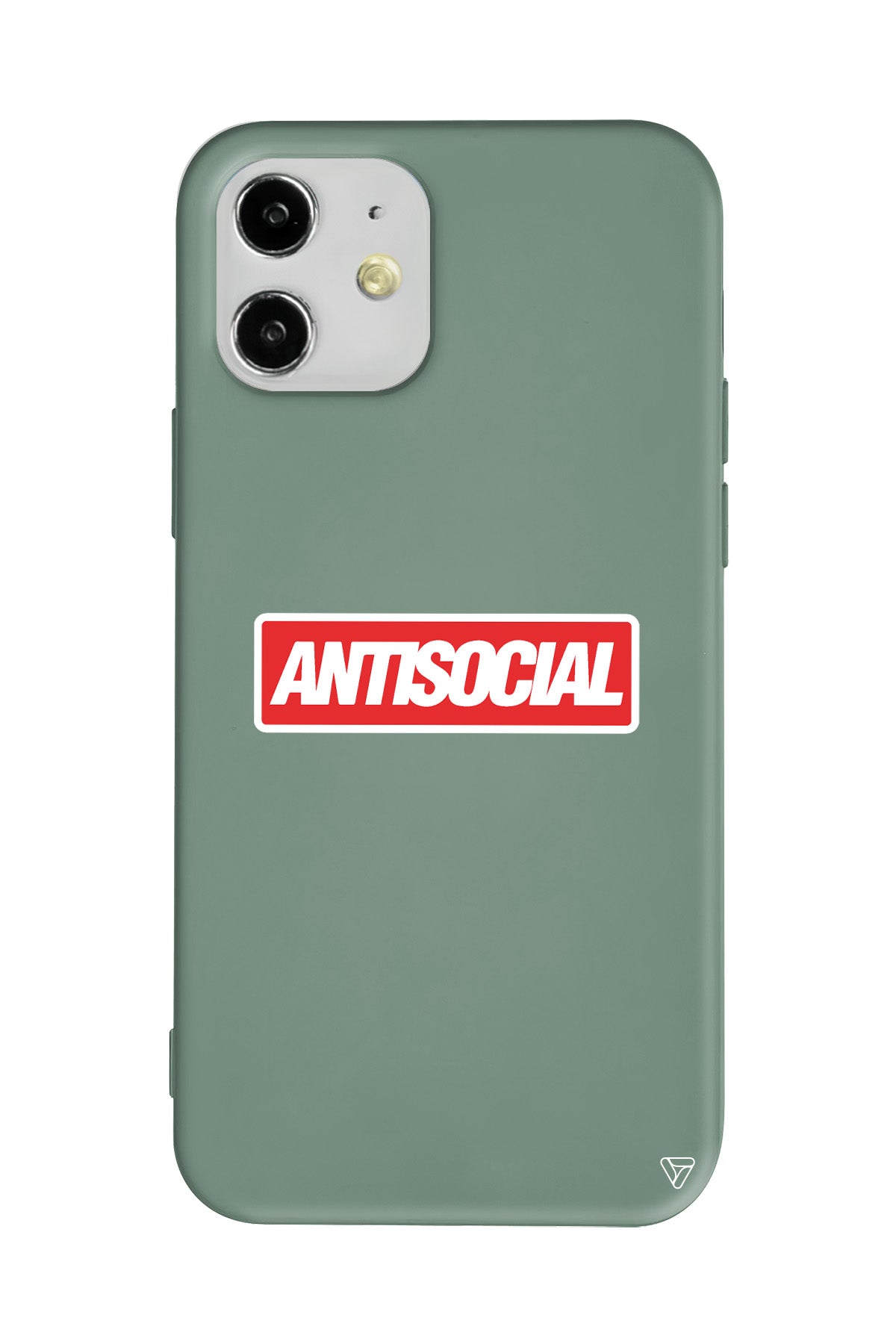 Anti Sosyal Lansman Model İçi Kadife Silikon Telefon Kılıfı