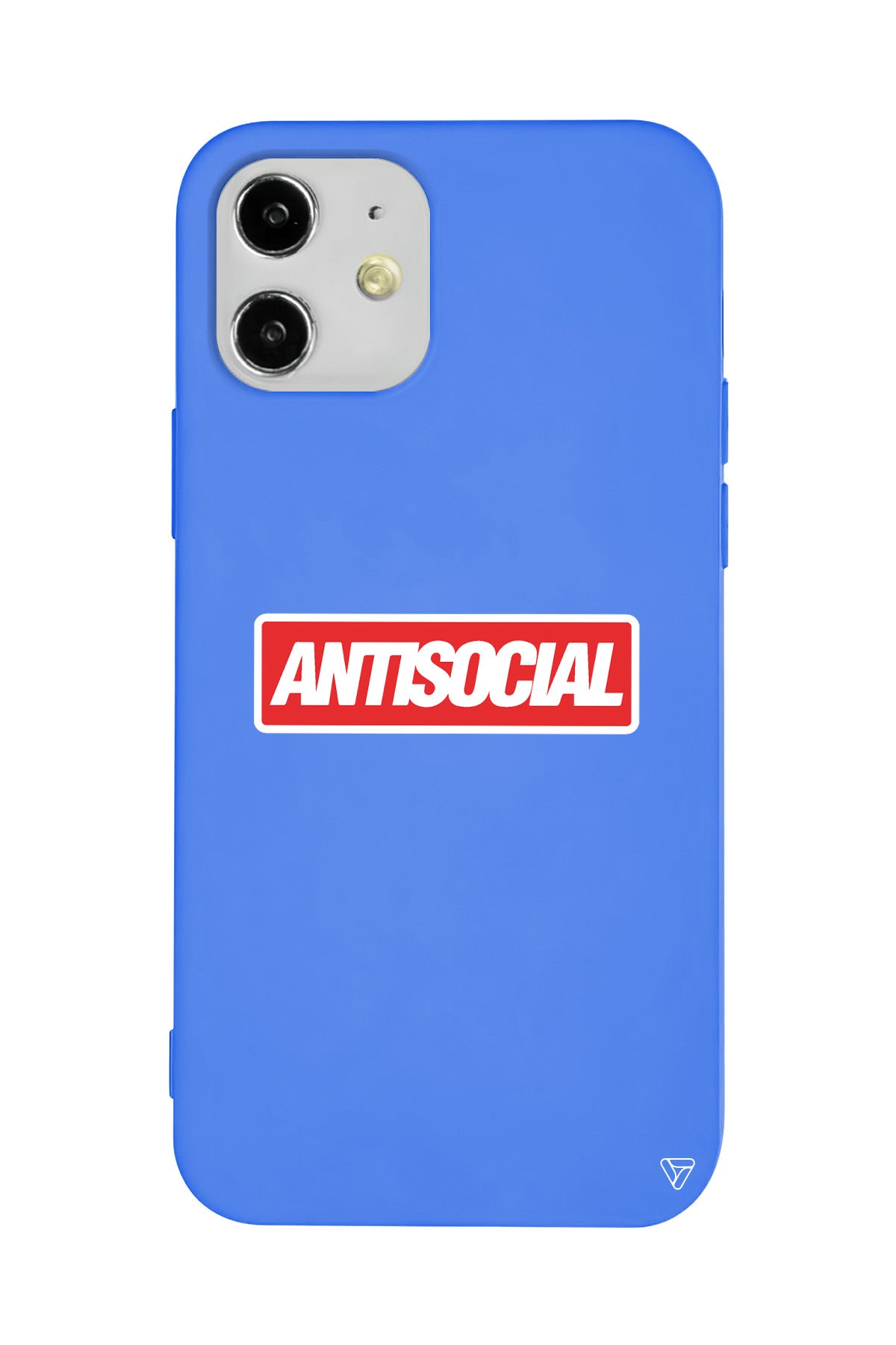 Anti Sosyal Lansman Model İçi Kadife Silikon Telefon Kılıfı