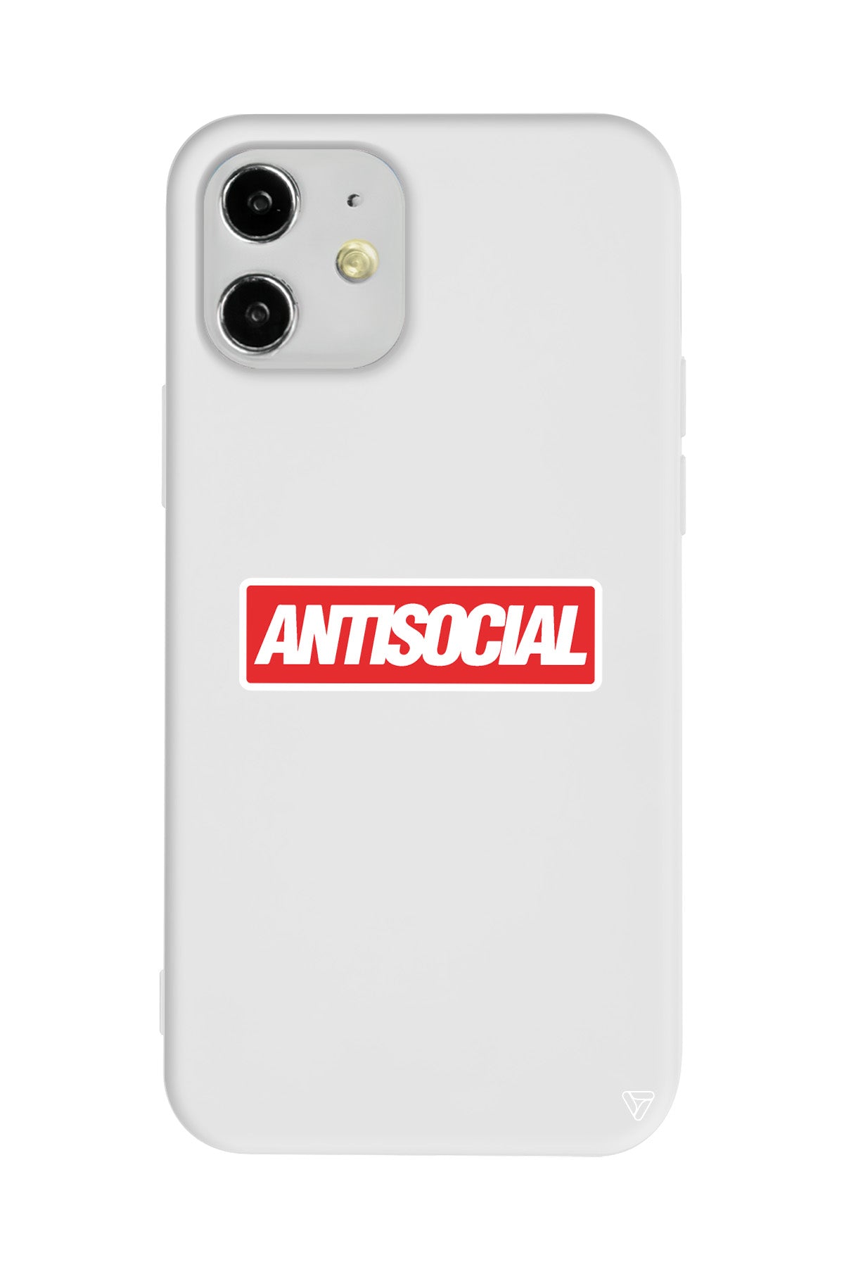 Anti Sosyal Lansman Model İçi Kadife Silikon Telefon Kılıfı