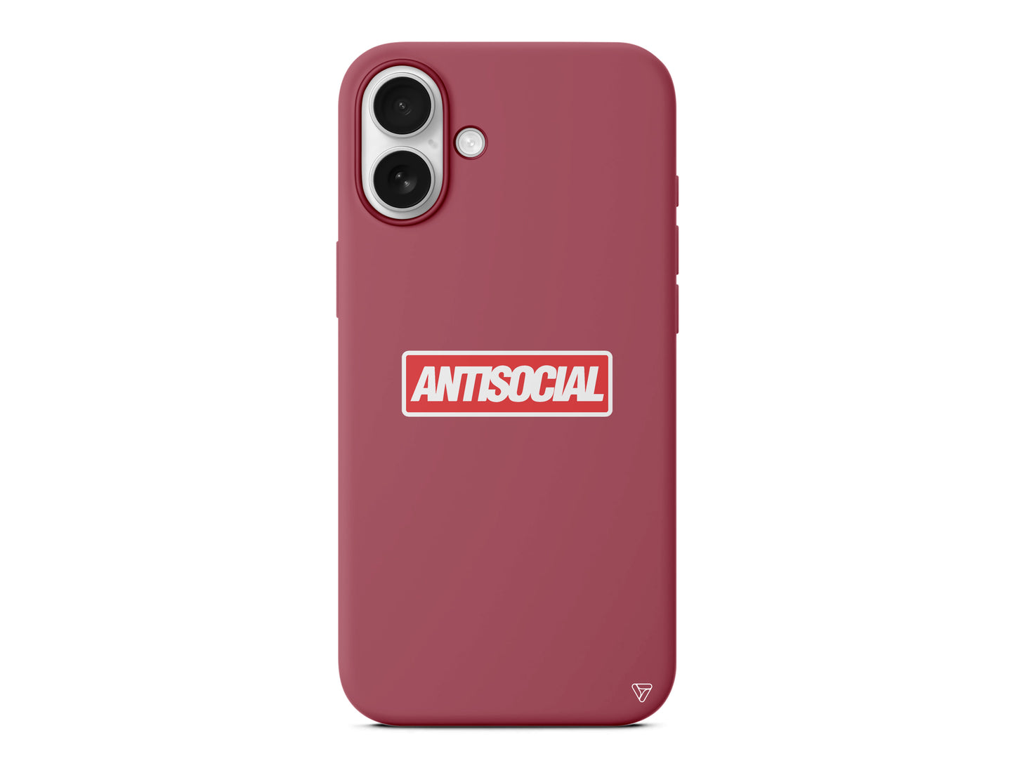 Anti Sosyal Lansman Model İçi Kadife Silikon Telefon Kılıfı – Plus Serisine Özel