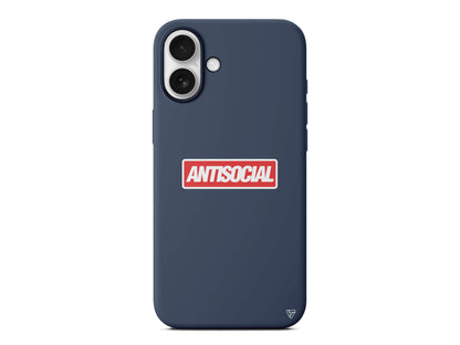 Anti Sosyal Lansman Model İçi Kadife Silikon Telefon Kılıfı – Plus Serisine Özel