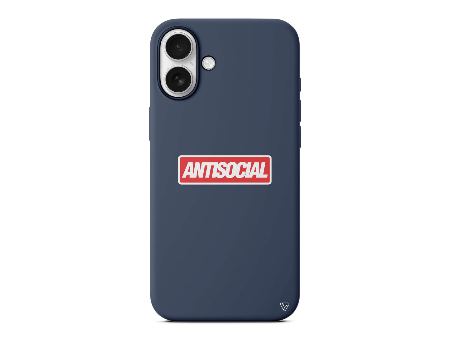 Anti Sosyal Lansman Model İçi Kadife Silikon Telefon Kılıfı