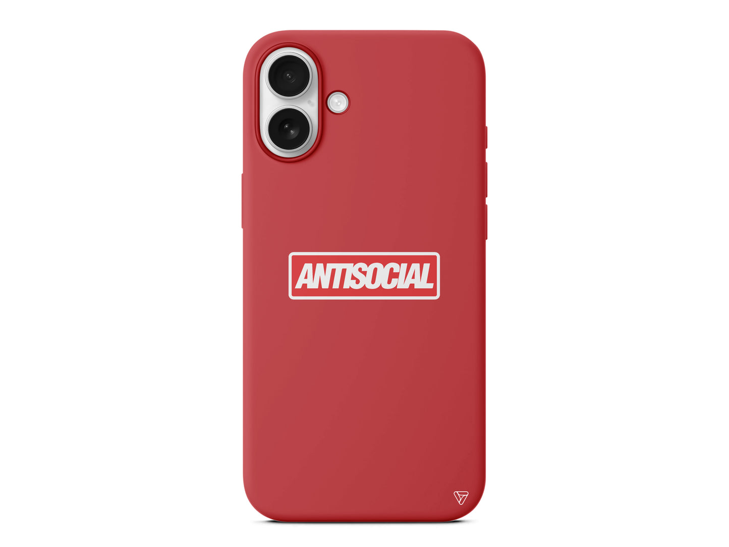 Anti Sosyal Lansman Model İçi Kadife Silikon Telefon Kılıfı – Plus Serisine Özel