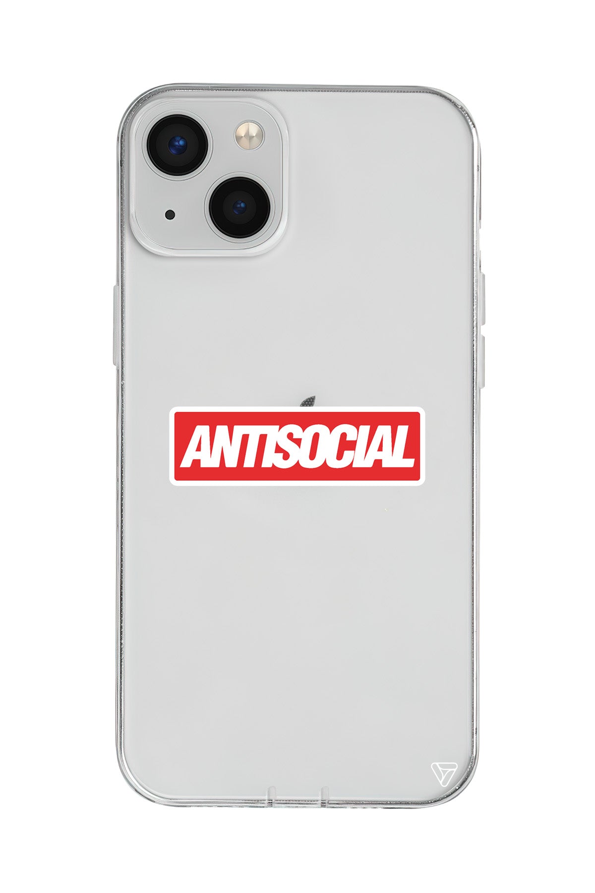 Anti Sosyal Lansman Model İçi Kadife Silikon Telefon Kılıfı