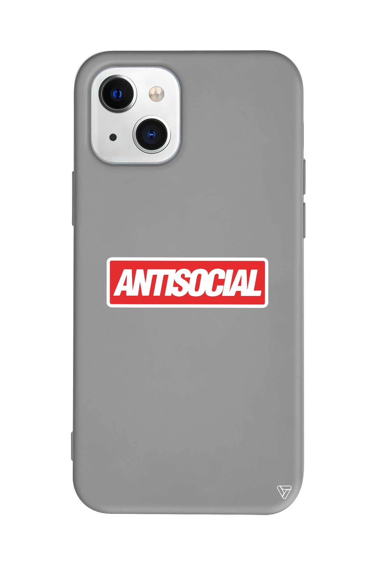 Anti Sosyal Lansman Model İçi Kadife Silikon Telefon Kılıfı
