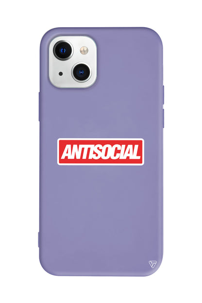 Anti Sosyal Lansman Model İçi Kadife Silikon Telefon Kılıfı
