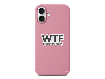 WTF Lansman Model İçi Kadife Silikon Telefon Kılıfı – Plus Serisine Özel