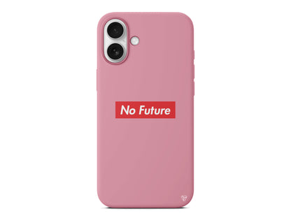 No Future Lansman Model İçi Kadife Silikon Telefon Kılıfı – Plus Serisine Özel