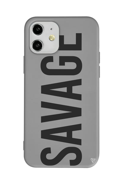Savage Lansman Model İçi Kadife Silikon Telefon Kılıfı
