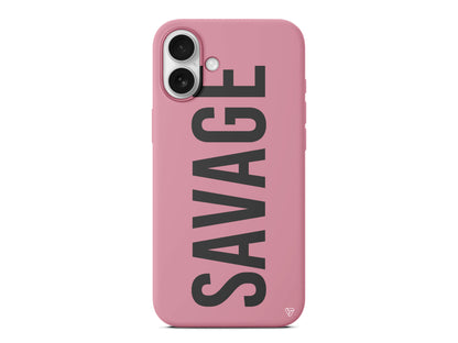 Savage Lansman Model İçi Kadife Silikon Telefon Kılıfı