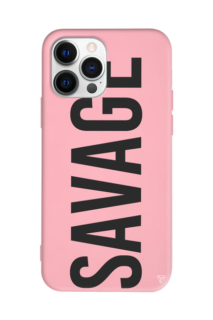 Savage Lansman Model İçi Kadife Silikon Telefon Kılıfı