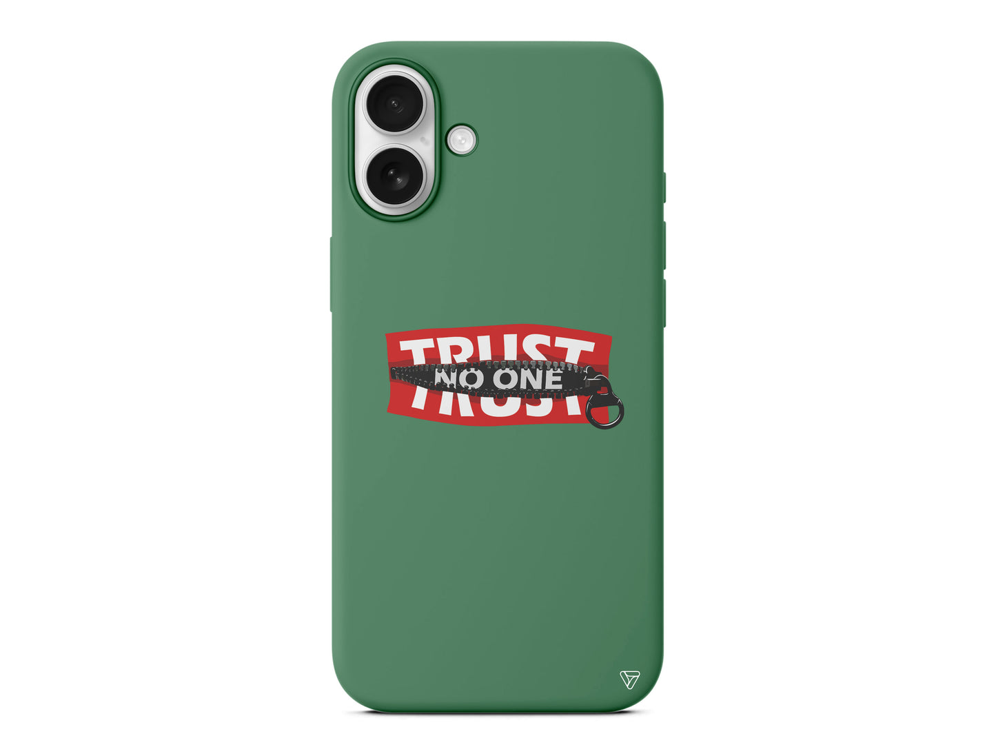 Trust No One Lansman Model İçi Kadife Silikon Telefon Kılıfı – Plus Serisine Özel