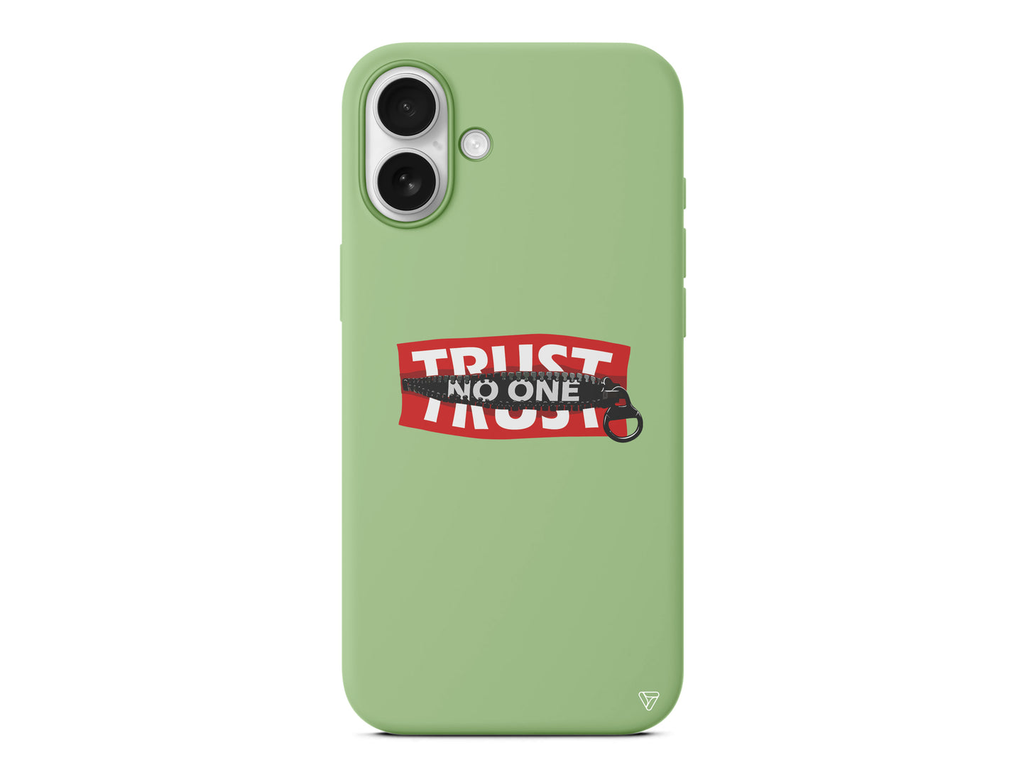 Trust No One Lansman Model İçi Kadife Silikon Telefon Kılıfı – Plus Serisine Özel