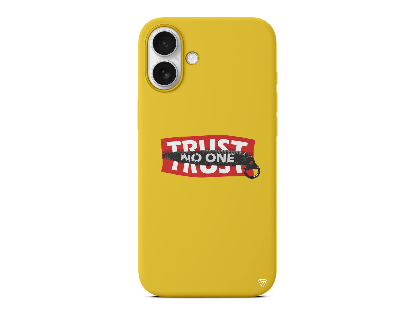 Trust No One Lansman Model İçi Kadife Silikon Telefon Kılıfı – Plus Serisine Özel