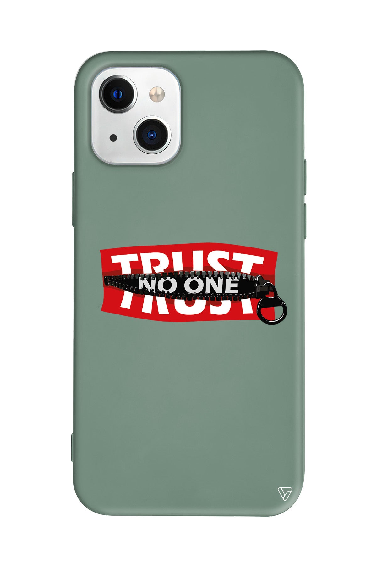 Trust No One Lansman Model İçi Kadife Silikon Telefon Kılıfı – Plus Serisine Özel