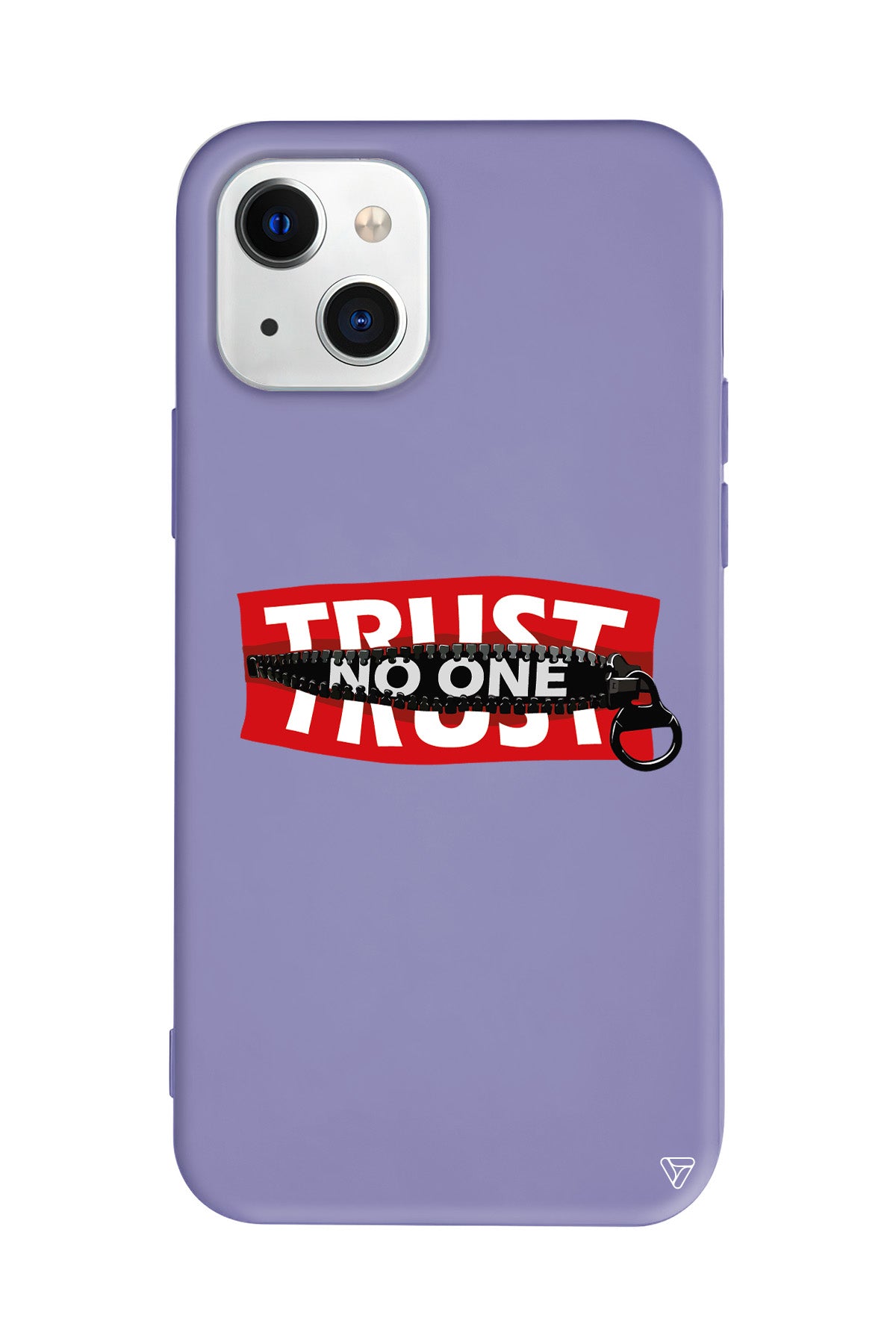 Trust No One Lansman Model İçi Kadife Silikon Telefon Kılıfı – Plus Serisine Özel