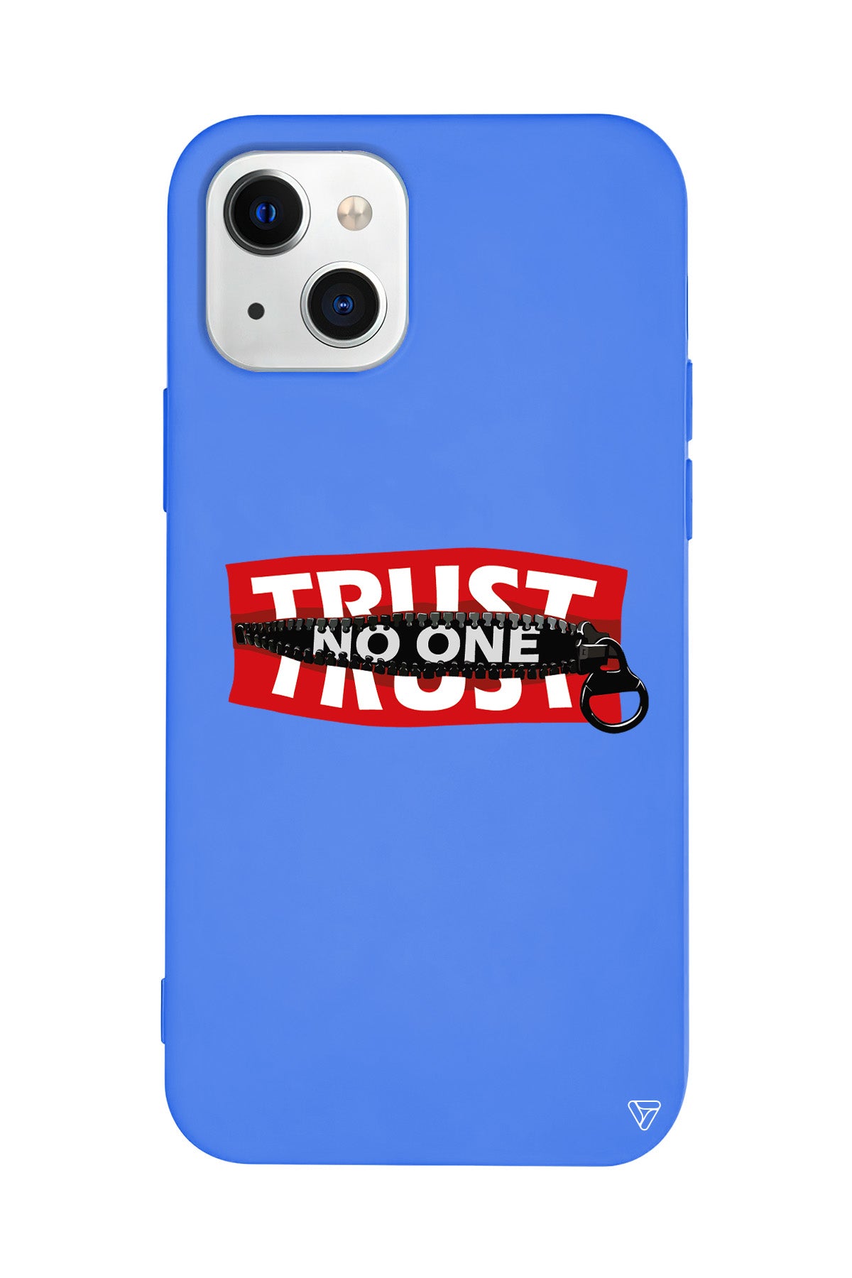 Trust No One Lansman Model İçi Kadife Silikon Telefon Kılıfı – Plus Serisine Özel