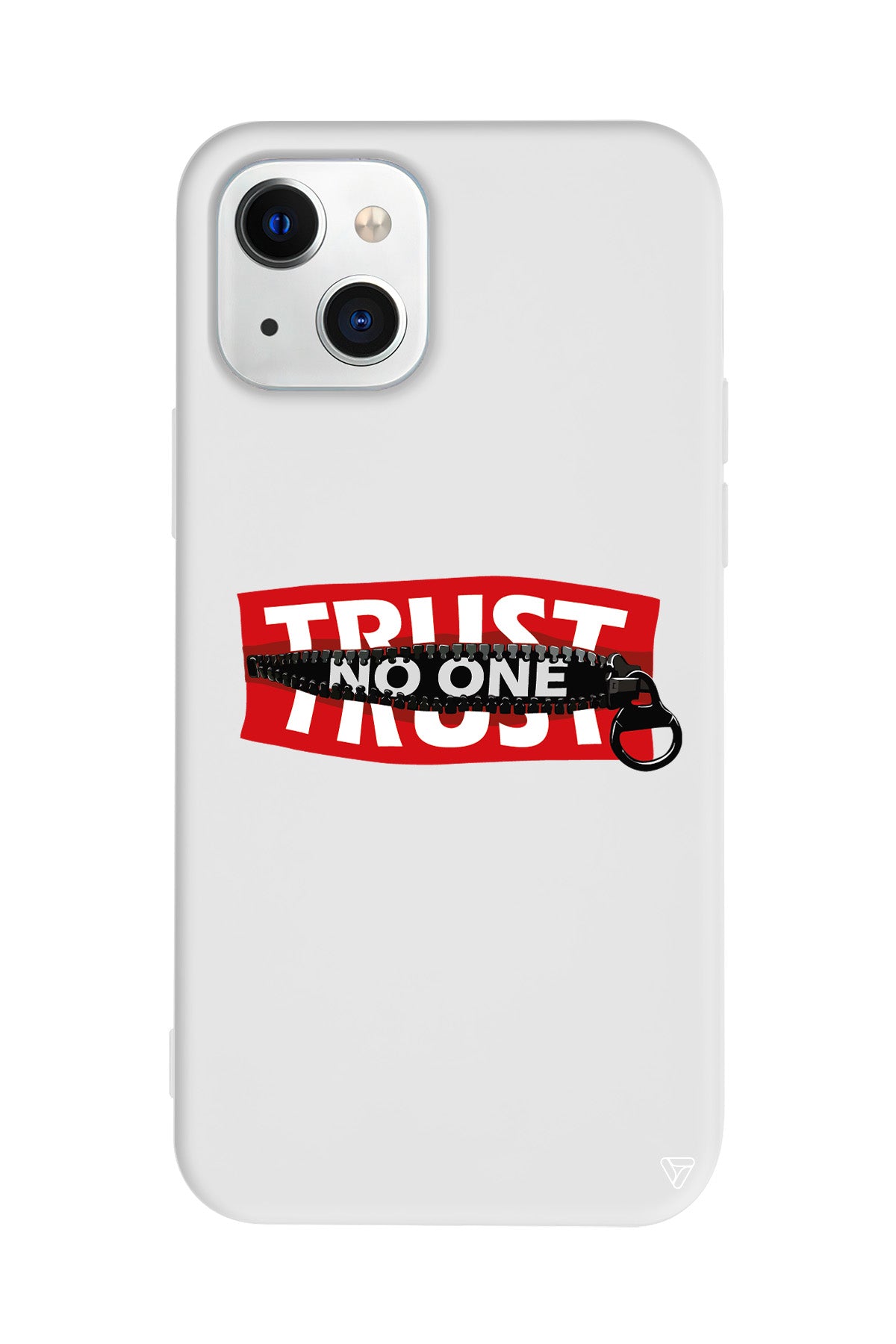Trust No One Lansman Model İçi Kadife Silikon Telefon Kılıfı – Plus Serisine Özel